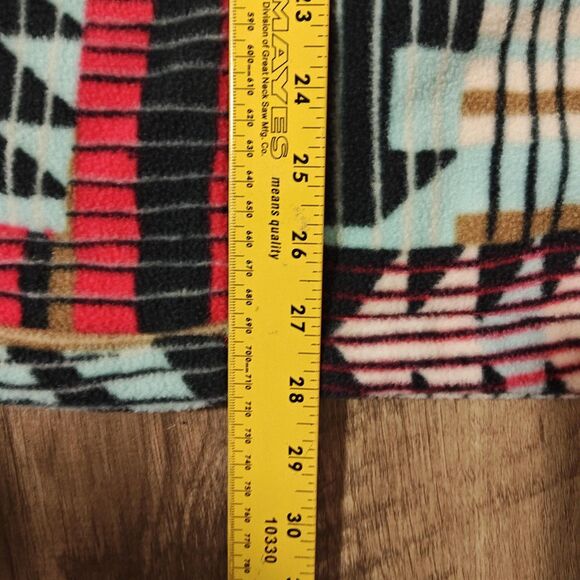 Columbia Vest Mens Large Fleece Zip Front Retro Aztec Pattern Outdoors - Picture 12 of 13